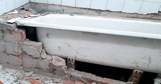 Демонтаж ванной комнаты в Лысьве - стоимость работ от 816 руб. | Сварной-Лсь